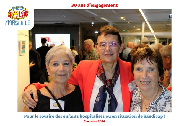 Soirée festive et caritative des 30 ans de 1,2,3 Soleil